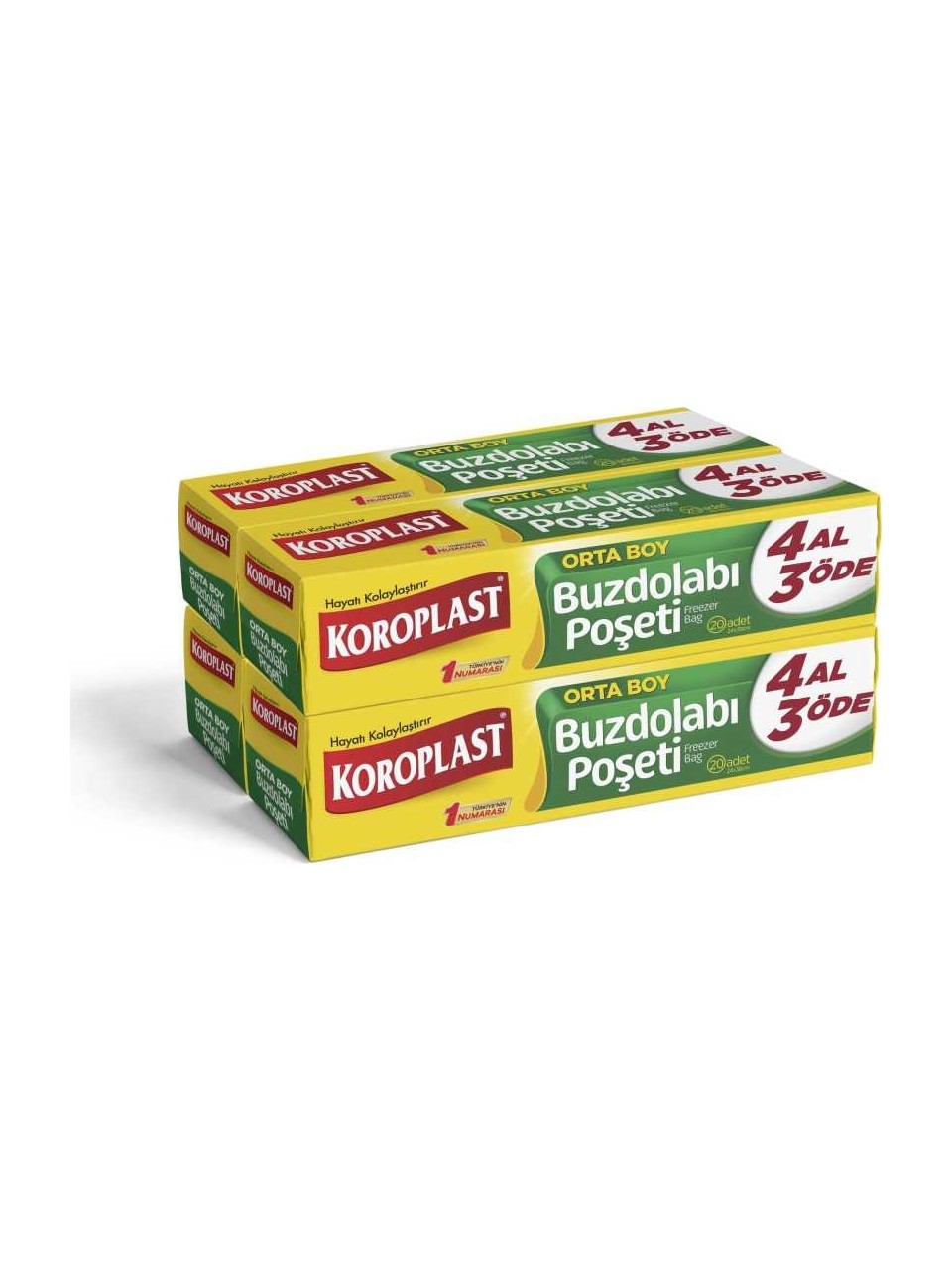 Koroplast Buzdolabı poşeti orta Boy